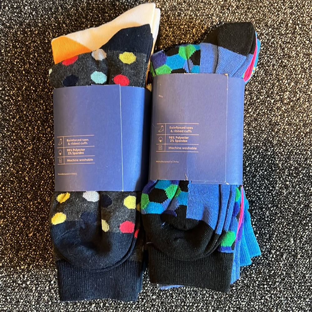 Gallery Seven Men’s Two 3 Pack Dress Socks (New) #486 - Picture 2 of 4